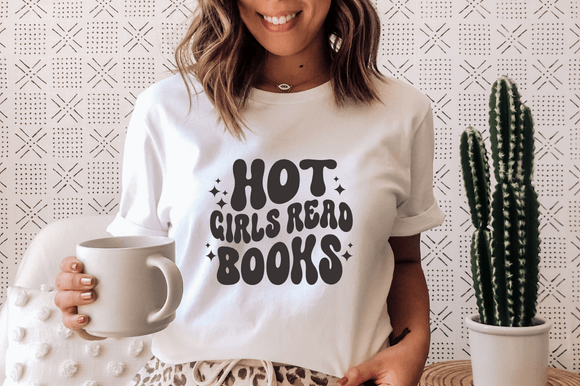Book SVG PNG Hot Girls Read Books Review
