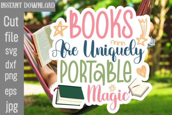 Books Are Uniquely Portable Magic SVG: A Designer's Review