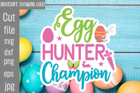 Egg Hunter Champion SVG Cut File Review