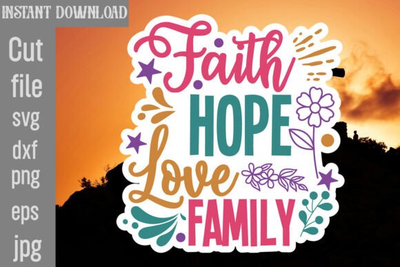 Faith Hope Love Family SVG Cut File Review