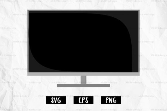 Monitor Vector Flat Design SVG Review