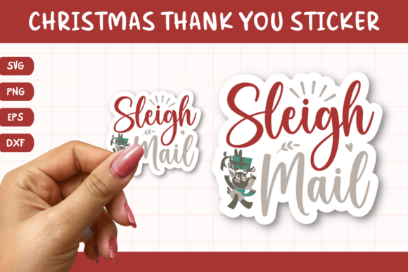 Printable Christmas Thank You Sticker 4 Review