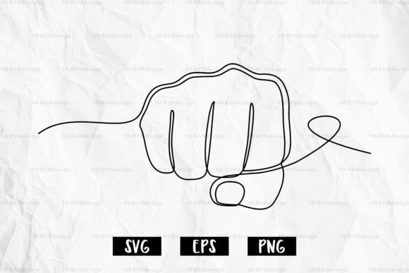 Reviewing the Fist Bump Outline Vector for Embroidery