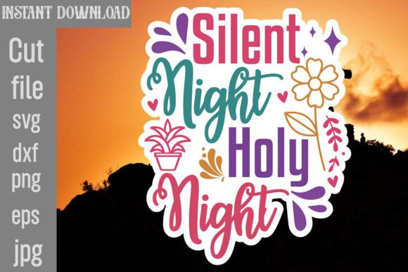 Silent Night Holy Night SVG Cut File Review